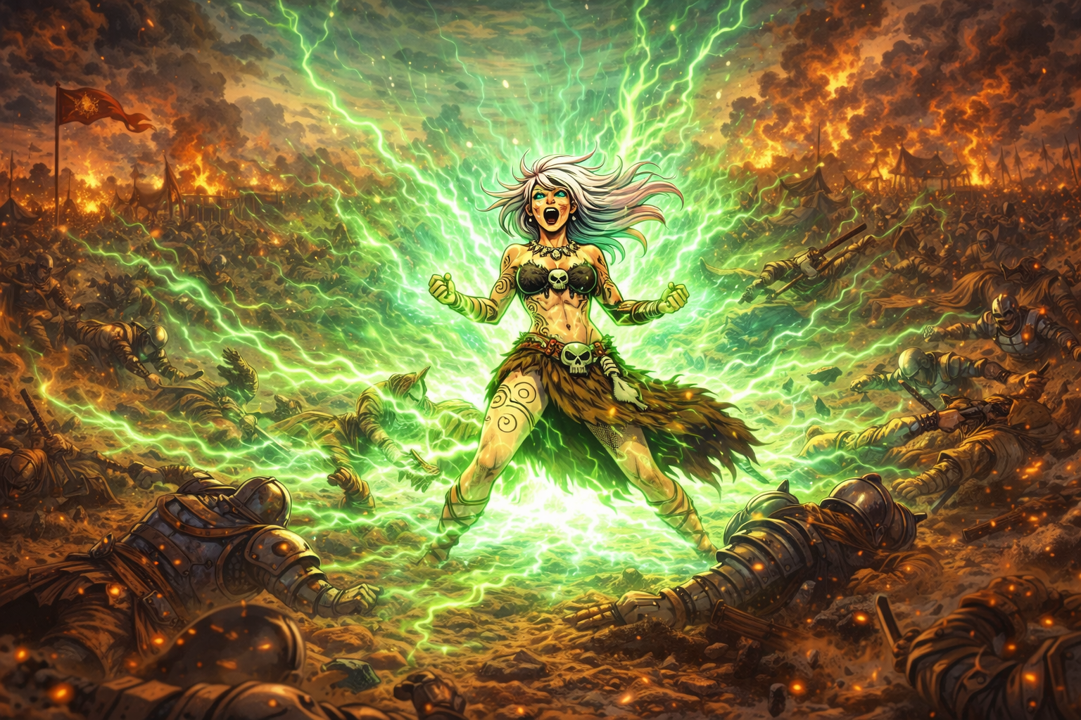 Karleon libera su ataque de Etheria