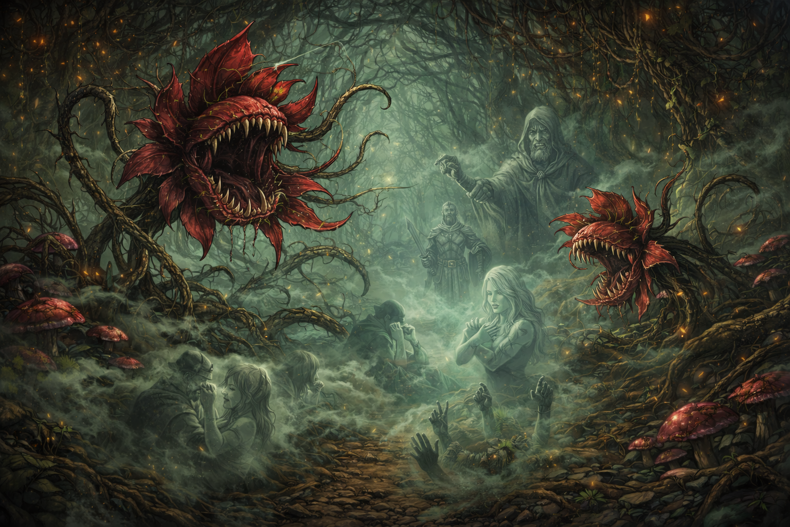 Asteliana huye con Karleon hacia las montañas blancas