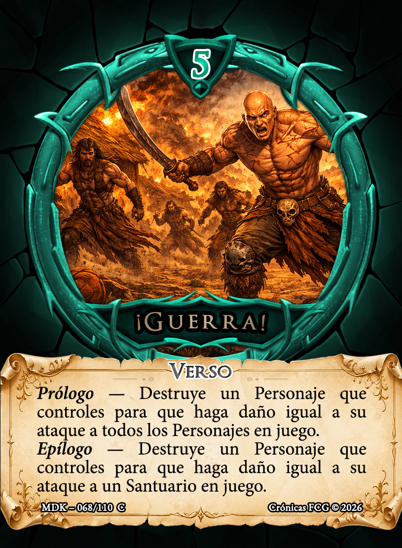 ¡Guerra!